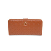 CAPODARTE CARTEIRA FEMININA PRETA MONOGRAMA ZÍPER