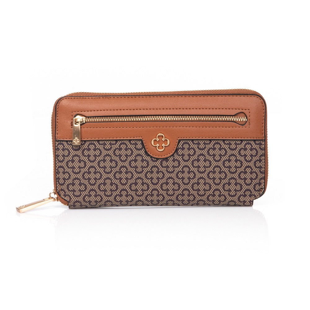 CAPODARTE CARTEIRA MONOGRAMA BOLSO ZÍPER