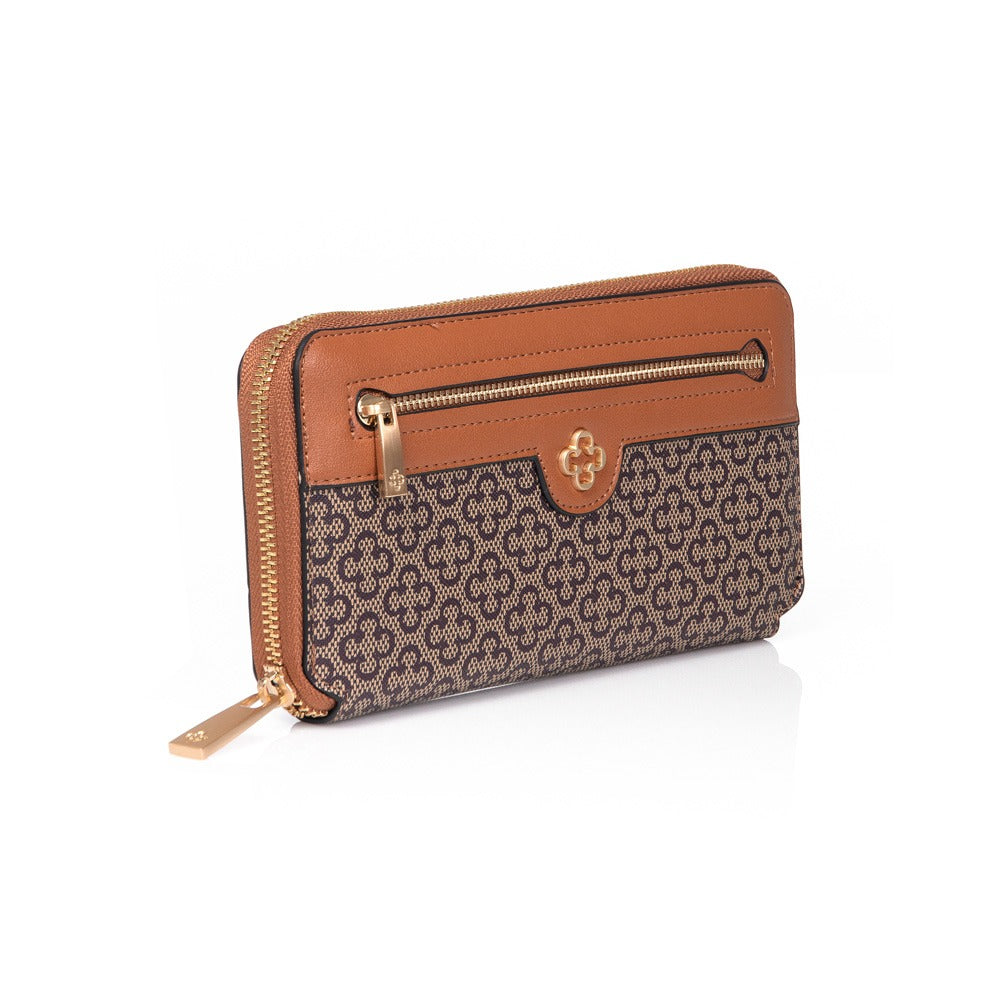 CAPODARTE CARTEIRA MONOGRAMA BOLSO ZÍPER