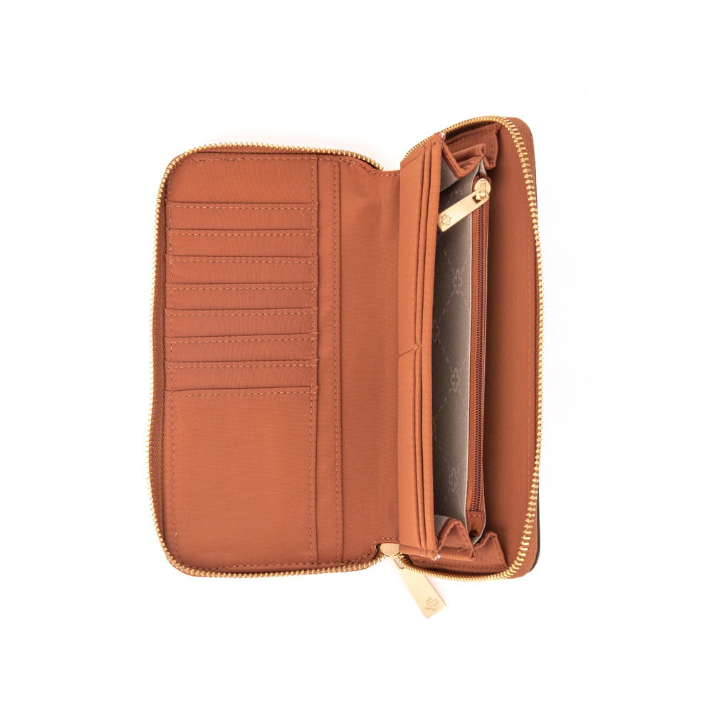 CAPODARTE CARTEIRA MONOGRAMA BOLSO ZÍPER