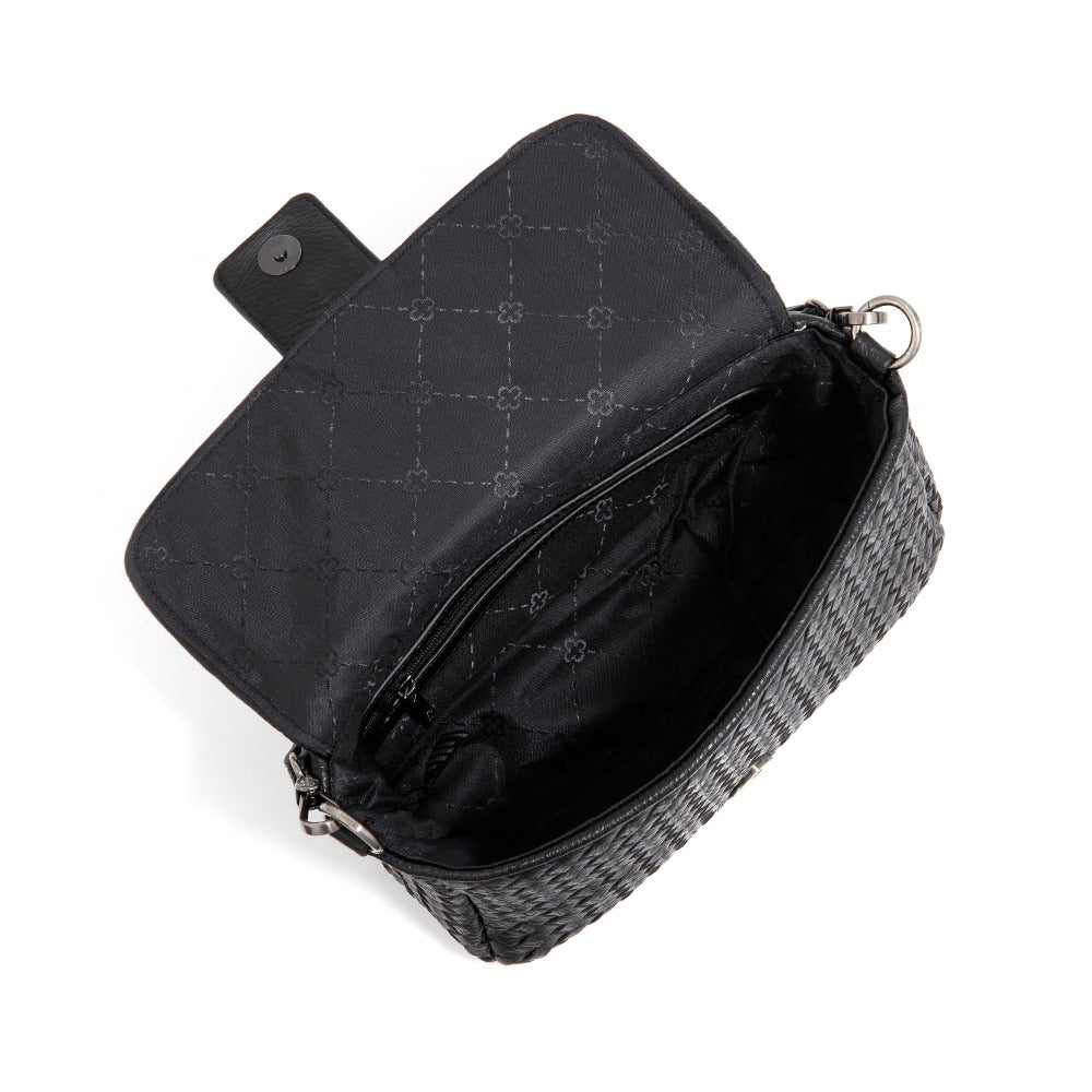 CAPODARTE BOLSA TIRACOLO CINZA TRESSÊ SHOULDER