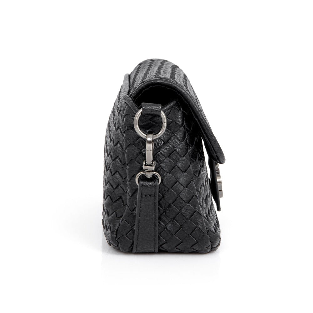 CAPODARTE BOLSA TIRACOLO CINZA TRESSÊ SHOULDER