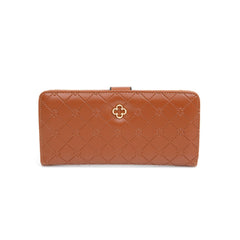 CAPODARTE CARTEIRA FEMININA PRETA MONOGRAMA ZÍPER